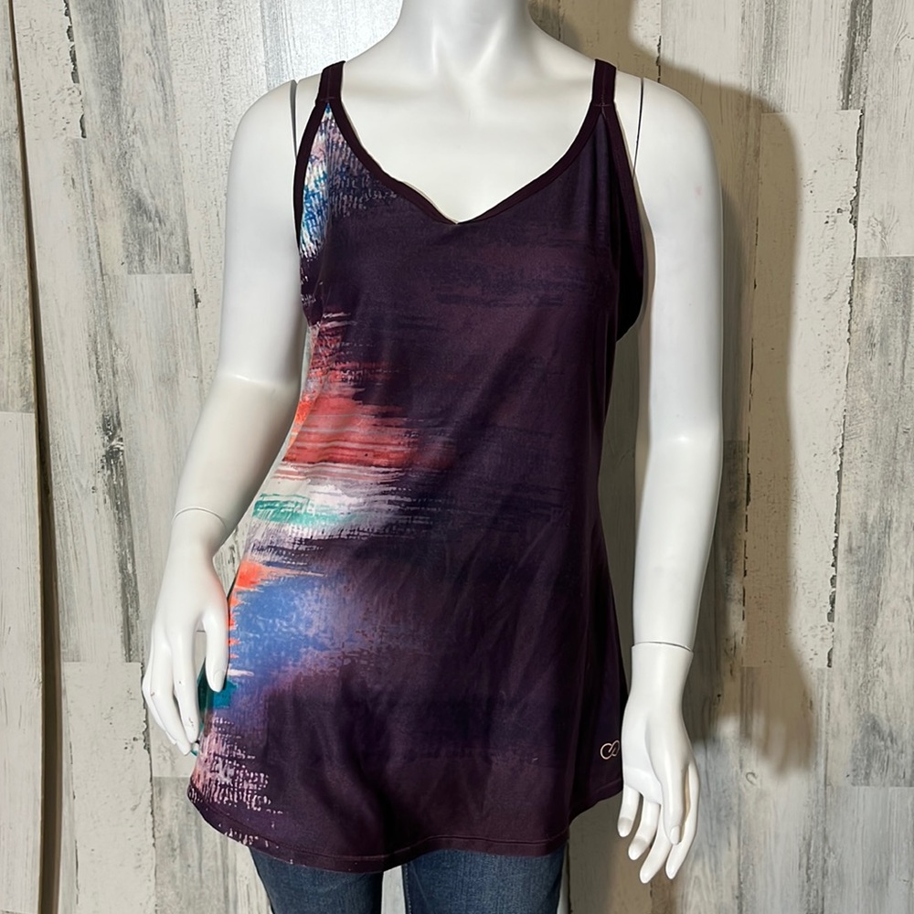 G2- medium cute purple athletic tank size M CALIA